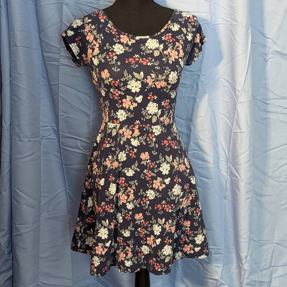 Floral Navy Dress